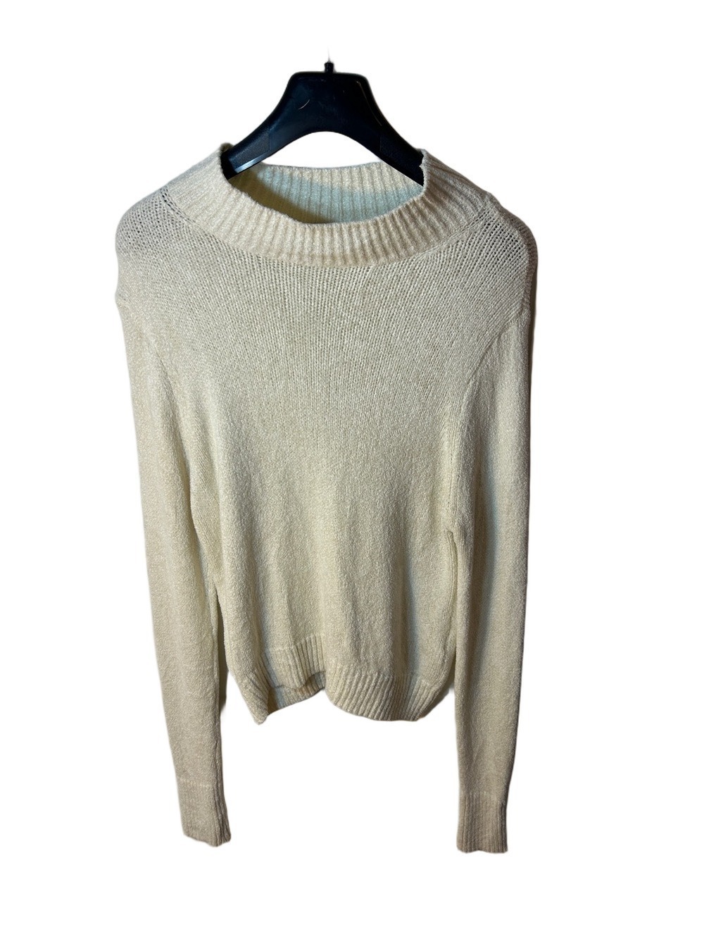 Wilfred Aritzia ivory mockneck long sleeve sweater size large